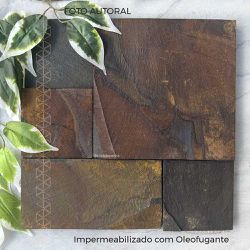 Pedra Ferro 10x10 10x20 20x20 Mosaico Telado 30x30... - Piso de Pedra Curitiba