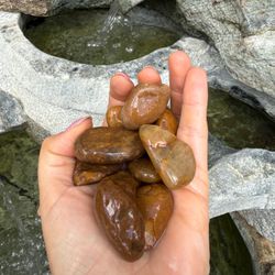 Seixos Polido Pequeno 25kg - Piso de Pedra Osasco