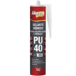 SELANTE PU 40 HIBRIDO BRANCO 400G - MAZA - 13880 - PLANALTO VERDE TINTAS