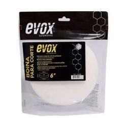 BOINA DE ESPUMA BRANCA DE CORTE 6 POLEGADAS EVOX -... - PLANALTO VERDE TINTAS