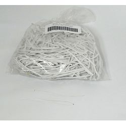 Arame Extrusado Branco Rogini Peres 15cm c/100g - Plaspel Comercial - Embalagens e Descartáveis