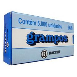 Grampo Cobreado 26/6-5000 - Plaspel Comercial - Embalagens e Descartáveis