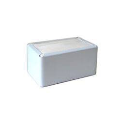 Porta Guardanapo TV Deitado Esmaltado Branco H3 - Plaspel Comercial - Embalagens e Descartáveis