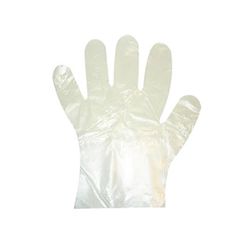 Luva Descartavel PEAD Transparente 0100 - Plaspel Comercial - Embalagens e Descartáveis