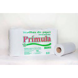 Toalha Papel Bobina Primula Branca 20x100 C/6 UND - Plaspel Comercial - Embalagens e Descartáveis