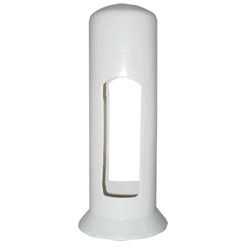 Porta Canudo Cilindro Esmaltado Branco 12 - Plaspel Comercial - Embalagens e Descartáveis