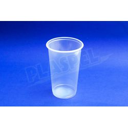 Copo Plástico Copaza Translúcido Liso 500ml c/50 u... - Plaspel Comercial - Embalagens e Descartáveis
