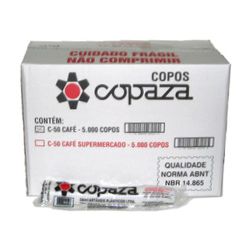 Copo Plástico Copaza Translúcido 50ml c/50x100 und... - Plaspel Comercial - Embalagens e Descartáveis