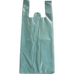 Sacola Reciclada Verde 40x50CM - Plaspel Comercial - Embalagens e Descartáveis