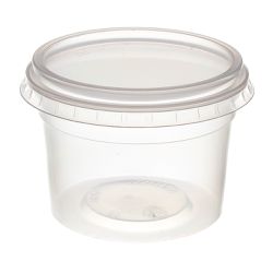 Pote Plástico PP Redondo Prafesta com Tampa 145ml ... - Plaspel Comercial - Embalagens e Descartáveis