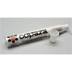 Copo Plástico Copaza Translúcido 80ml c/100 und - Plaspel Comercial - Embalagens e Descartáveis