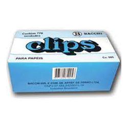 Clips Bacchi 4/0-500G - Plaspel Comercial - Embalagens e Descartáveis