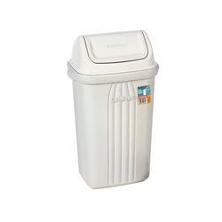 Lixeira c/ Tampa Basculante Sanremo 10L Ref. 281 - Plaspel Comercial - Embalagens e Descartáveis