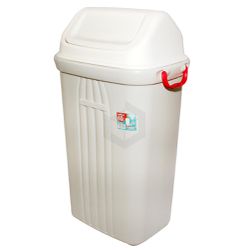 Lixeira c/ Tampa Basculante Sanremo 60L Ref. 284 - Plaspel Comercial - Embalagens e Descartáveis
