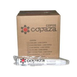 Copo Plástico Copaza Translúcido 110ml c/30x100 un... - Plaspel Comercial - Embalagens e Descartáveis
