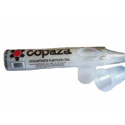 Copo Plástico Copaza Translúcido 200ml c/25x100 un... - Plaspel Comercial - Embalagens e Descartáveis