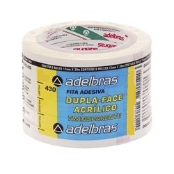 Fita Adesiva Adelbras PP DF 18/MMX30M-04 - Plaspel Comercial - Embalagens e Descartáveis