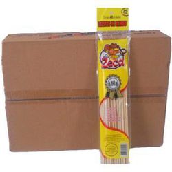 Espeto de Bambu Zeca 250x4,0mm c/50x40 und - Plaspel Comercial - Embalagens e Descartáveis