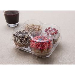 Forma Quatro Doces Galvanotek G15 C/10 UND - Plaspel Comercial - Embalagens e Descartáveis