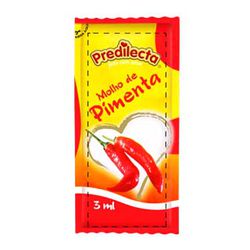 Molho de Pimenta Sachê Líquido Vermelho Predilecta... - Plaspel Comercial - Embalagens e Descartáveis
