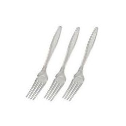 Garfo Rioplastic de Refeição Master Cristal c/25 u... - Plaspel Comercial - Embalagens e Descartáveis