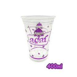 Copo Plástico Rioplastic Transparente PP Açaí 400... - Plaspel Comercial - Embalagens e Descartáveis