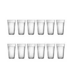 Copo de Vidro Nadir Ref. 2910 Americano 450ml c/24... - Plaspel Comercial - Embalagens e Descartáveis