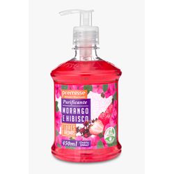 Sabonete Liq Premisse 450ML Morango e Hibiscus C/P... - Plaspel Comercial - Embalagens e Descartáveis