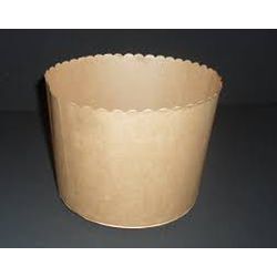 Forma P/ Panetone Top Line 0100G Kraft 70X60MM C/1... - Plaspel Comercial - Embalagens e Descartáveis