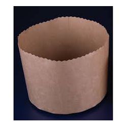 Forma P/ Panetone Top Line 0250G Kraft 105X75MM C/... - Plaspel Comercial - Embalagens e Descartáveis
