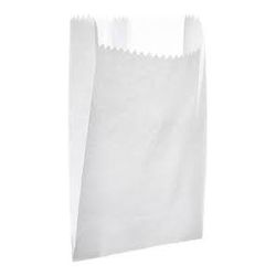 Saco de Papel Mono Branco Viagem 3 C/100 UND - Plaspel Comercial - Embalagens e Descartáveis