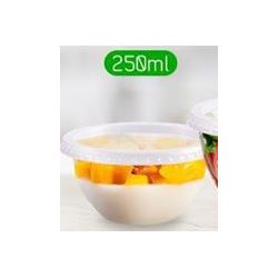 Pote Plástico PP Bowl Prafesta com Sobretampa 250m... - Plaspel Comercial - Embalagens e Descartáveis