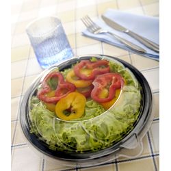 Saladeira Ideal Galvanotek 1000ML Preta G26-I CONJ... - Plaspel Comercial - Embalagens e Descartáveis