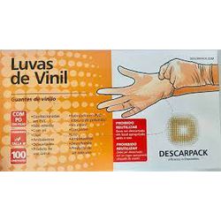 Luva Procedimento Vinil Descarpack C/PÓ GG C/100 U... - Plaspel Comercial - Embalagens e Descartáveis