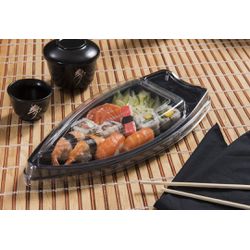 Barca Oriental Galvanotek Pequena Preto GO935 C/Ta... - Plaspel Comercial - Embalagens e Descartáveis