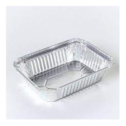 Bandeja Aluminio Mello 500ML C/100 - Plaspel Comercial - Embalagens e Descartáveis