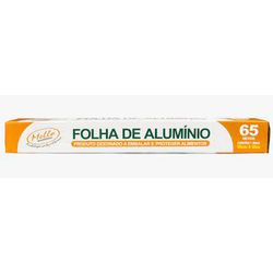 Folha Aluminio Mello 45CMX65 UND - Plaspel Comercial - Embalagens e Descartáveis