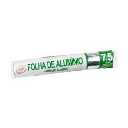 Folha Aluminio Mello 30CMX7,5M C/25 - Plaspel Comercial - Embalagens e Descartáveis