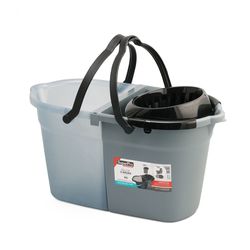 Balde Plastico 2 Aguas C/Espremedor 20L Bettanin - Plaspel Comercial - Embalagens e Descartáveis