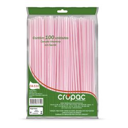 Canudo Biodegradável Cropac 5mm Sachê 240x5mm c/30... - Plaspel Comercial - Embalagens e Descartáveis