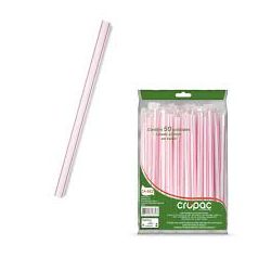 Canudo Biodegradável Cropac 5mm Sachê 240x5mm c/10... - Plaspel Comercial - Embalagens e Descartáveis