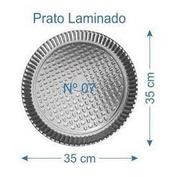 Prato de Papelão Rio Verde Laminado nro 07 c/10 un... - Plaspel Comercial - Embalagens e Descartáveis
