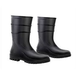 Bota PVC Bracol cano médio preta nº37 - Plaspel Comercial - Embalagens e Descartáveis