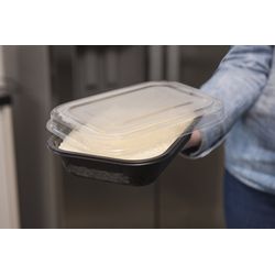Bandeja Galvonotek G240 Preta C/ Tampa 800G C/Pet ... - Plaspel Comercial - Embalagens e Descartáveis