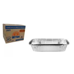 Bandeja Aluminio Wyda C/Tampa Pet 1150ML D5FS C/50 - Plaspel Comercial - Embalagens e Descartáveis