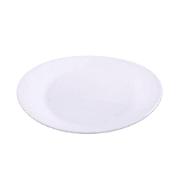 Prato Plástico Prafesta Oval Branco 21cm c/10 und - Plaspel Comercial - Embalagens e Descartáveis