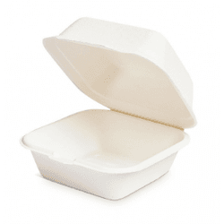 Hamburgueira Biofibra Fibraform BF02 15x15x7,5 c/5... - Plaspel Comercial - Embalagens e Descartáveis