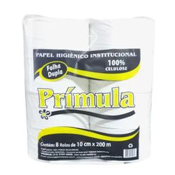 Papel Higienico Rolao Primula 200M 100% Celulose B... - Plaspel Comercial - Embalagens e Descartáveis
