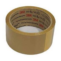 Fita Adesiva 3M PP Tartan Marron 45MMX45M - Plaspel Comercial - Embalagens e Descartáveis