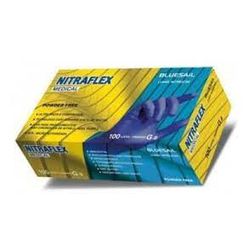 Luva Procedimento Nitrilica Nitraflex Azul Violeta... - Plaspel Comercial - Embalagens e Descartáveis